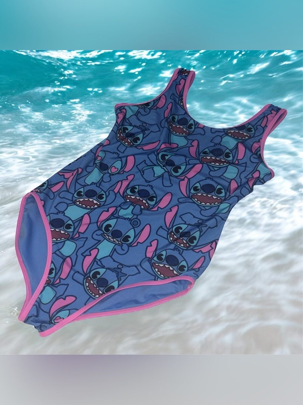 Disney's Lilo & Stitch Women's One-piece Swim Suit Size M